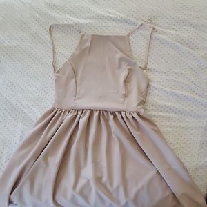 Nude colored dress